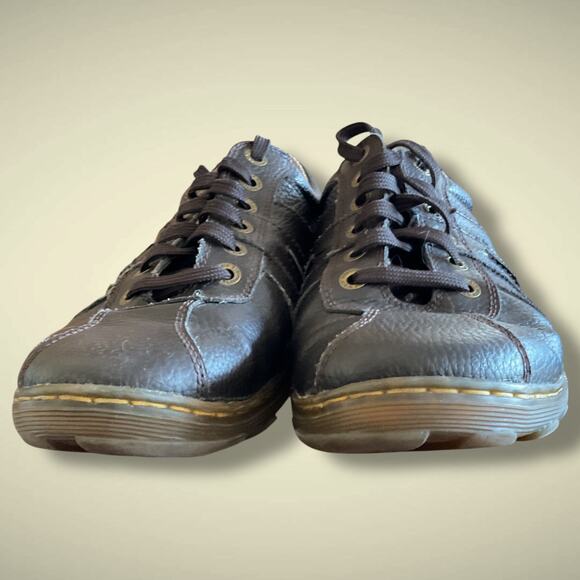 Men's Size 12 DR. MARTENS PEMBRIDGE Brown Leather Casual Lace-Up Minimal Wear - Picture 6 of 11